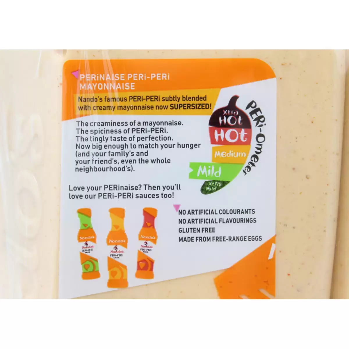 Gluten free Nando’s mild spice mayo condiment