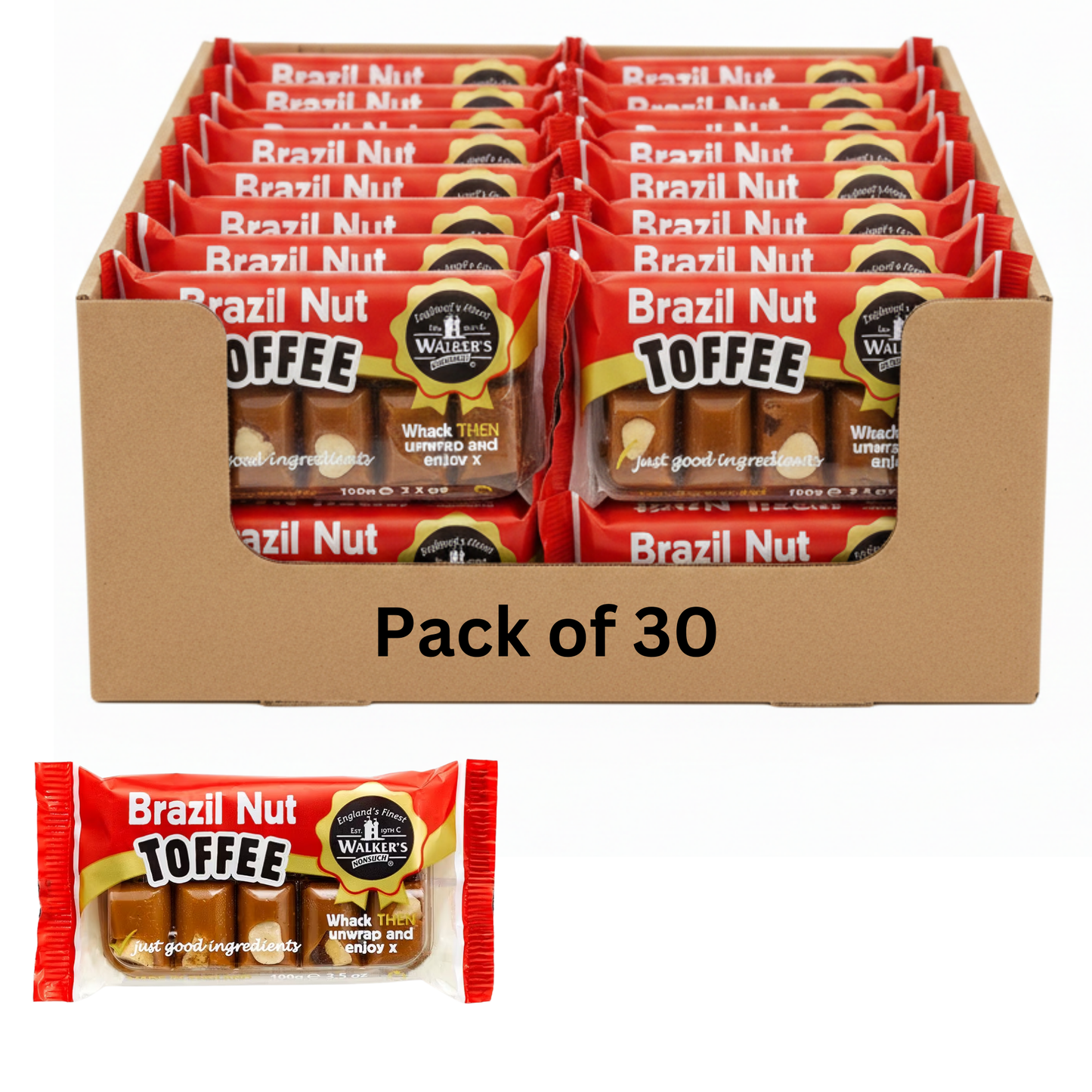 Classic British toffee made by Walkers Nonsuch