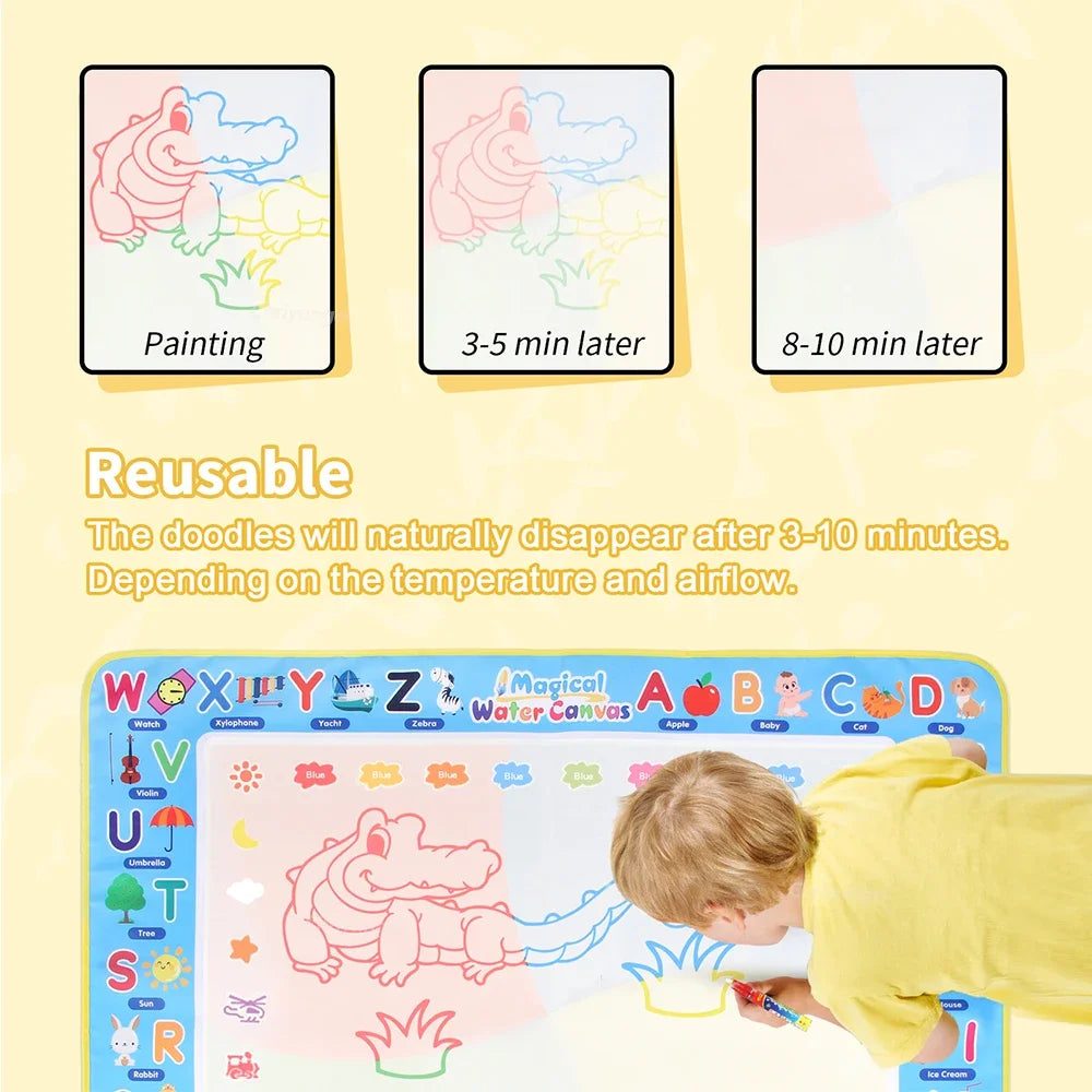 Kids water doodle mat 100x80cm birthday Christmas gift toy