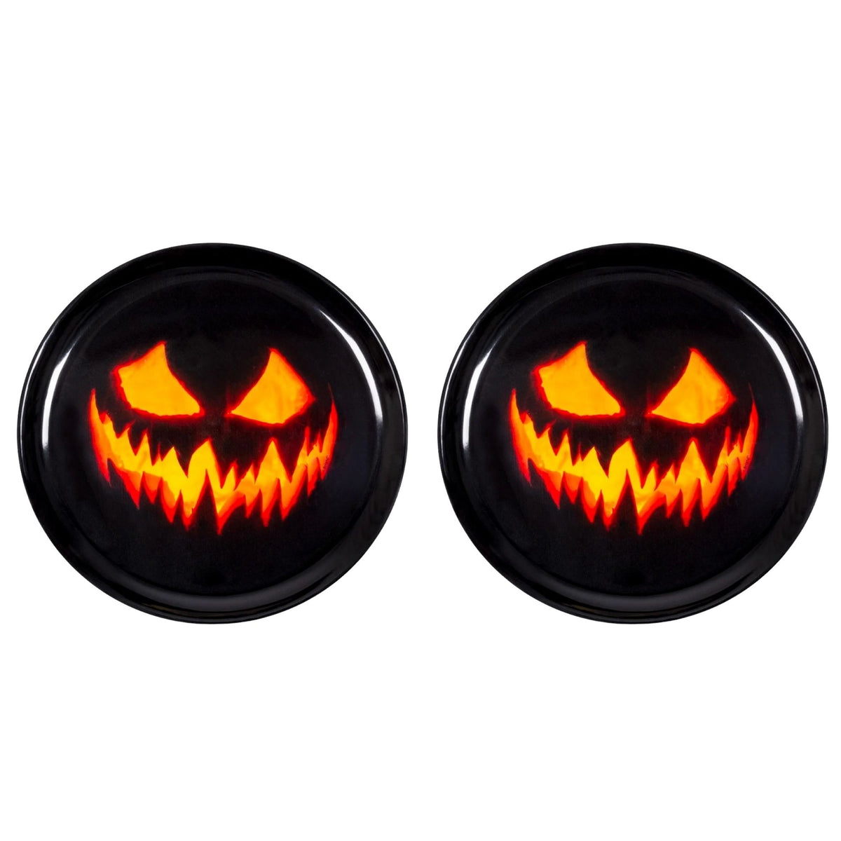 Creepy Pumpkin Halloween Serving Trays 2 Pack