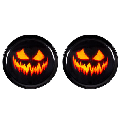 Creepy Pumpkin Halloween Serving Trays 2 Pack