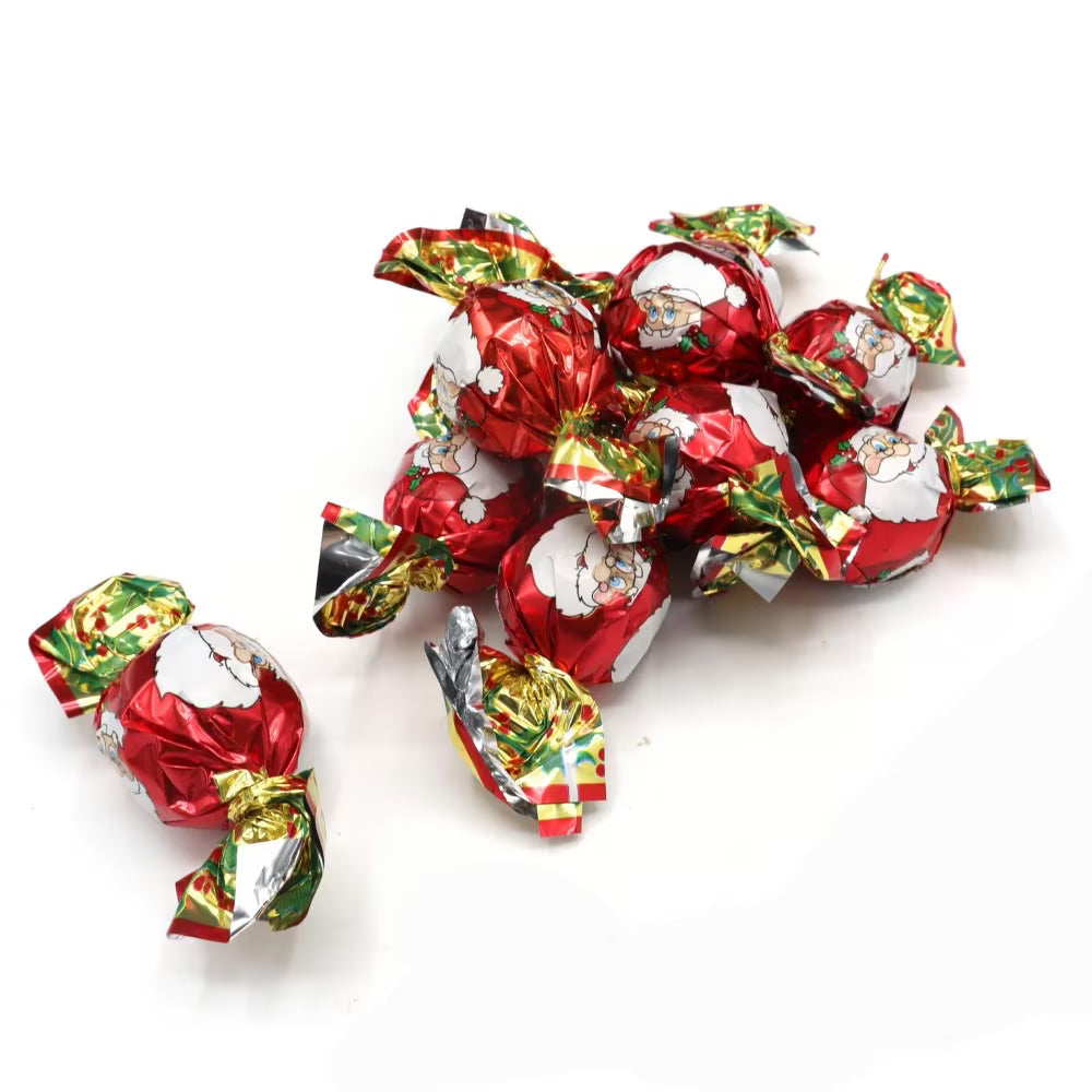 Creme filled milk chocolate Santa Twists 1kg bag