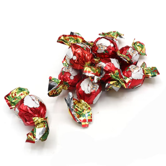 Creme filled milk chocolate Santa Twists 1kg bag