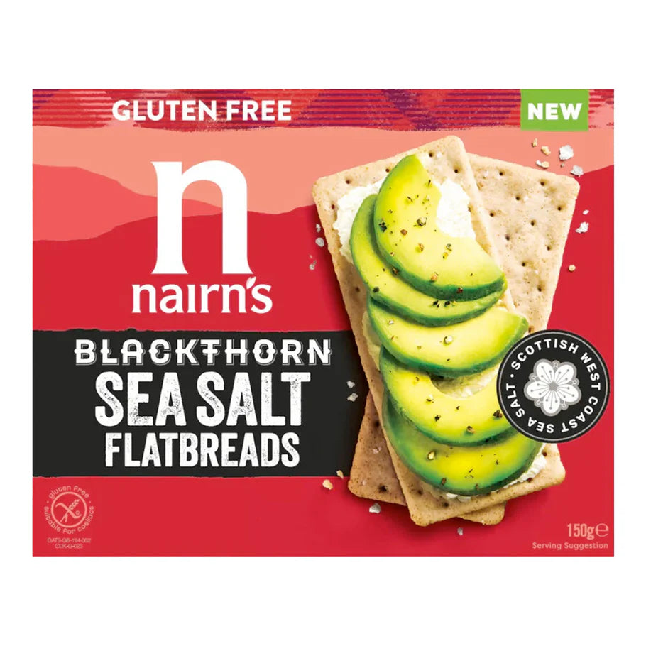 Premium sea salt flatbread crackers light and crunchy