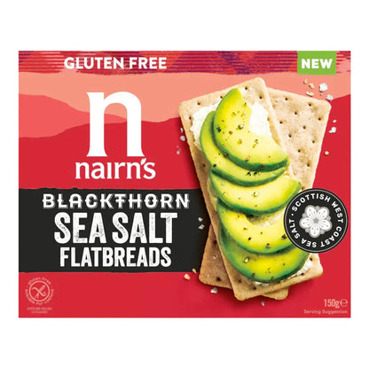 Premium sea salt flatbread crackers light and crunchy
