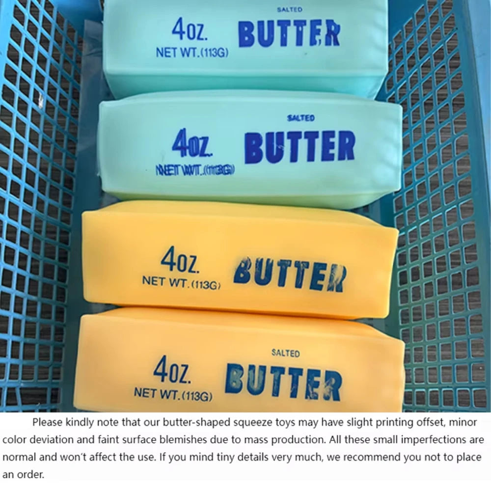 Crispy sound butter squishy toy