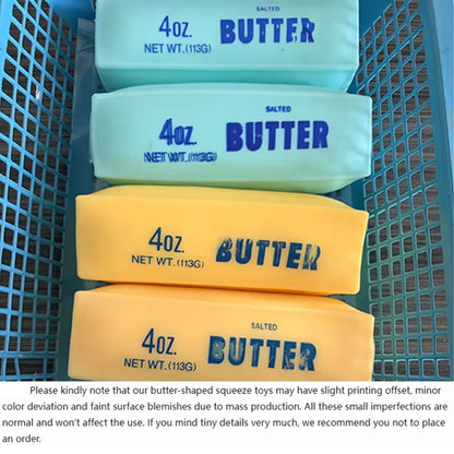 Crispy sound butter squishy toy