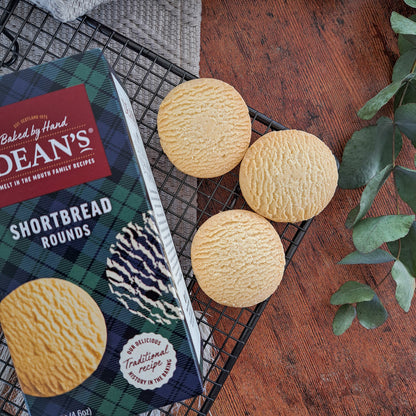 Classic bakery shortbread rounds with smooth texture