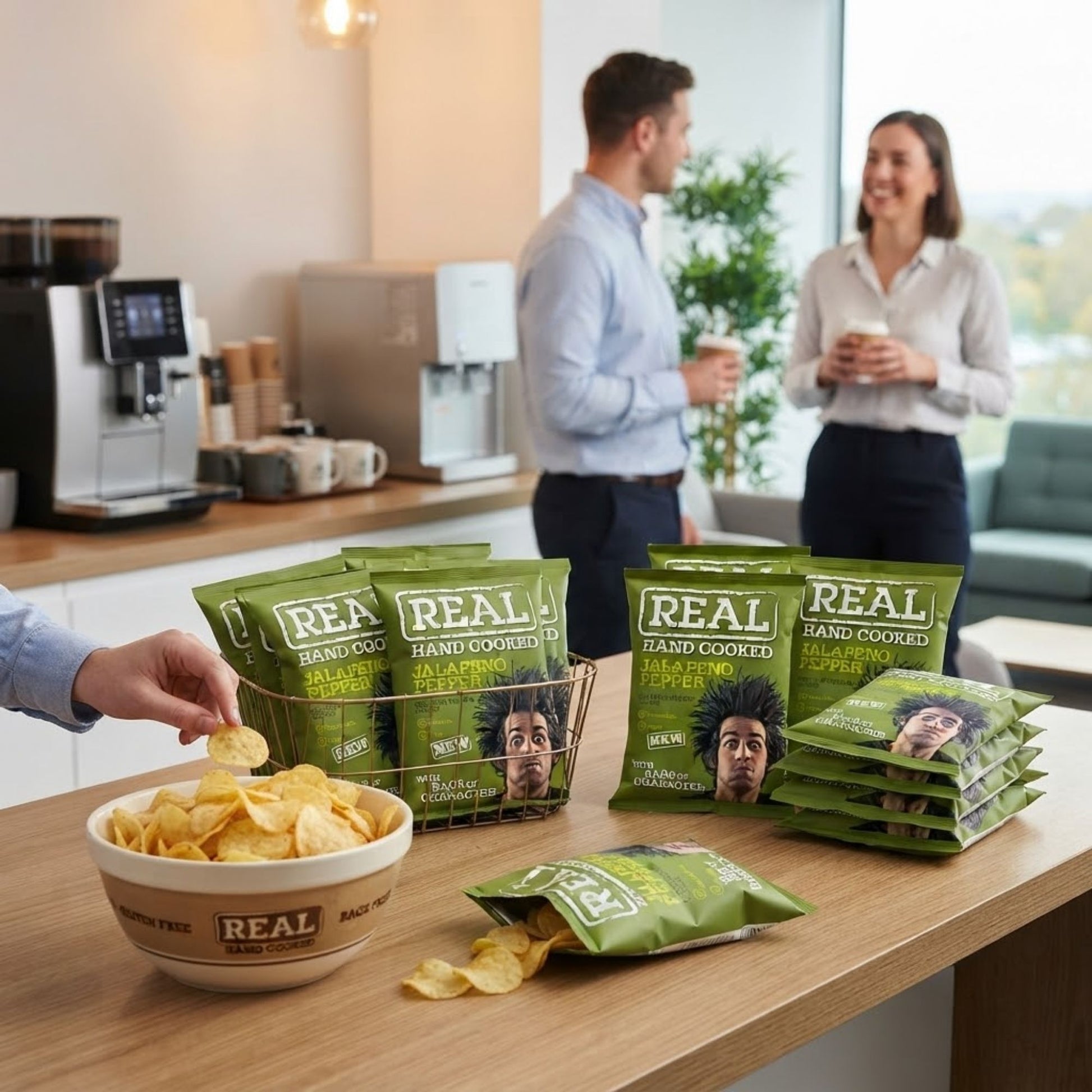 Real jalapeño flavoured crisp multipack