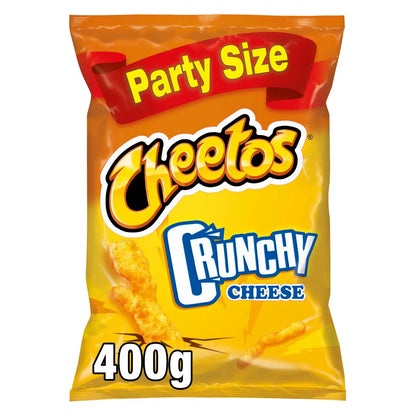 Party size cheese crisps suitable for sharing and gatherings