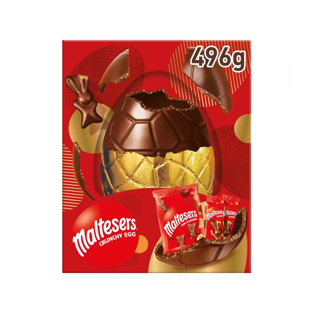 Includes 2 Maltesers Bunnies and 1 bag of Mini Bunnies