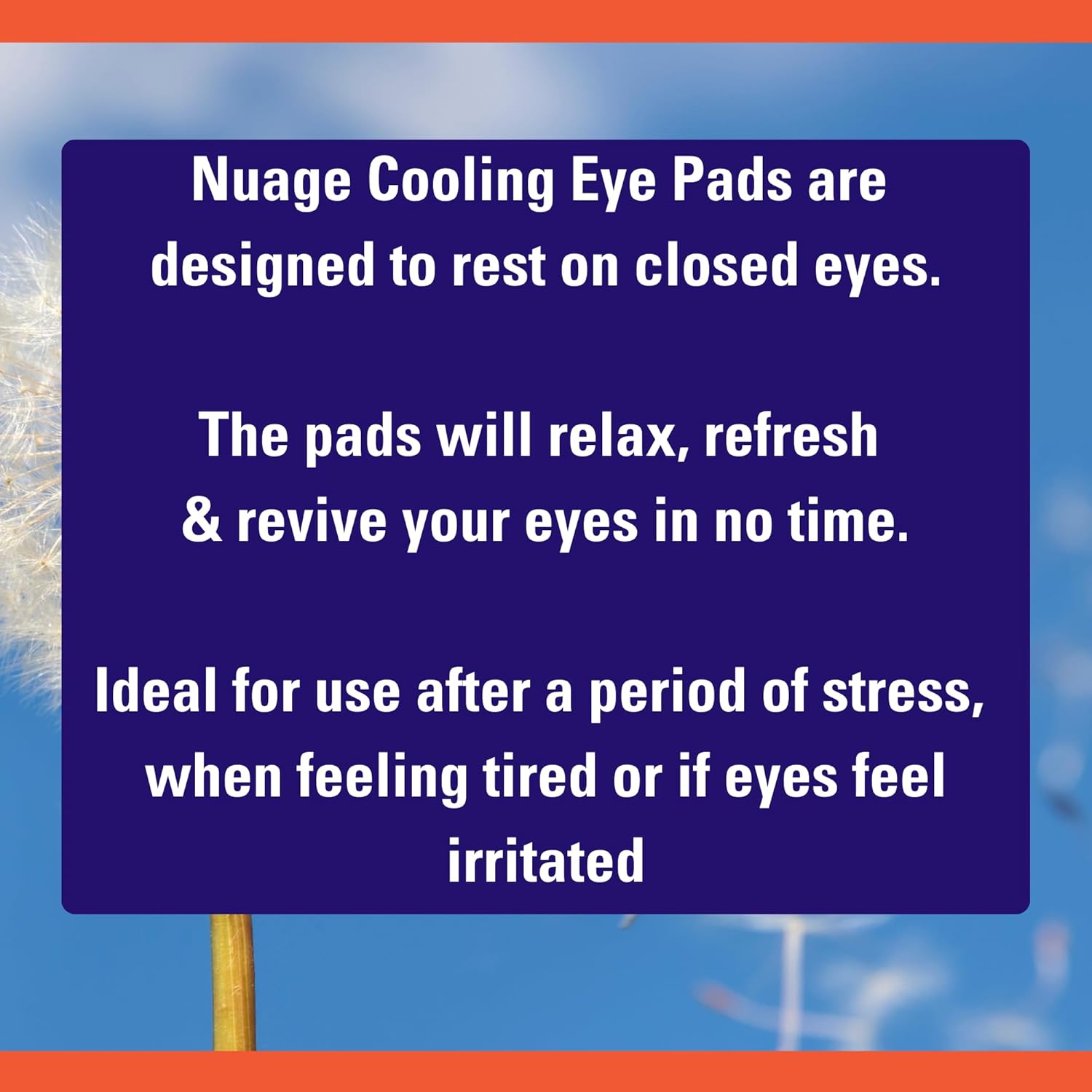 Ready-to-use eye pads for self-care or spa moments