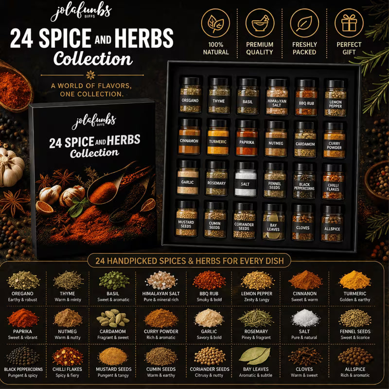 Premium seasoning gift presentation for home cooking enthusiasts