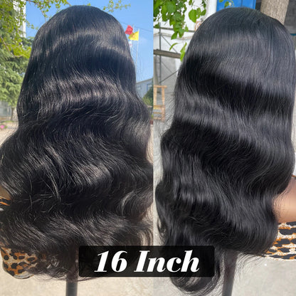 Natural black human hair wig suitable for styling and dyeing