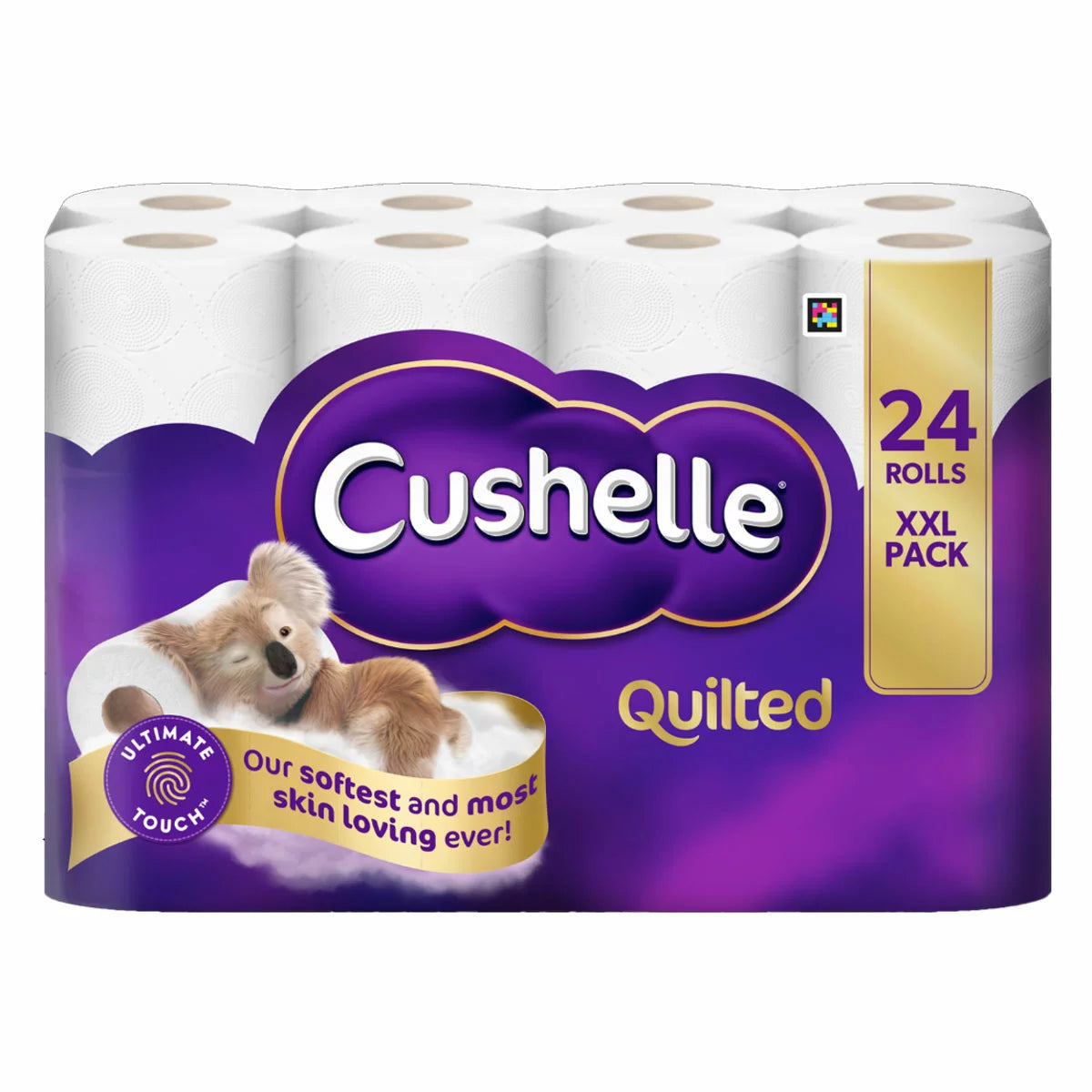 Cushelle Quilted 3-Ply Toilet Tissue 24 Pack