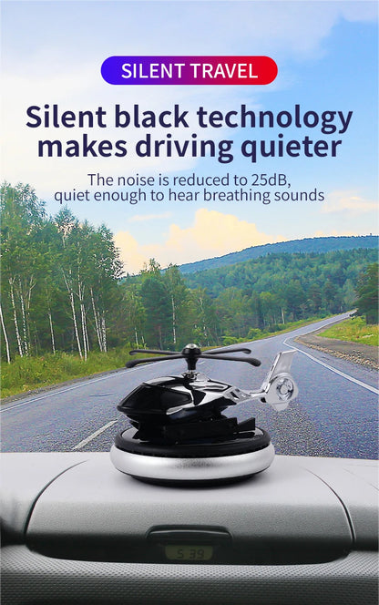 Solar powered car perfume decoration