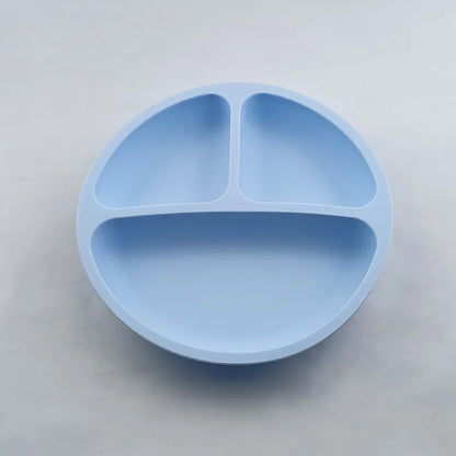 Cute cartoon feeding plate for toddlers and babies