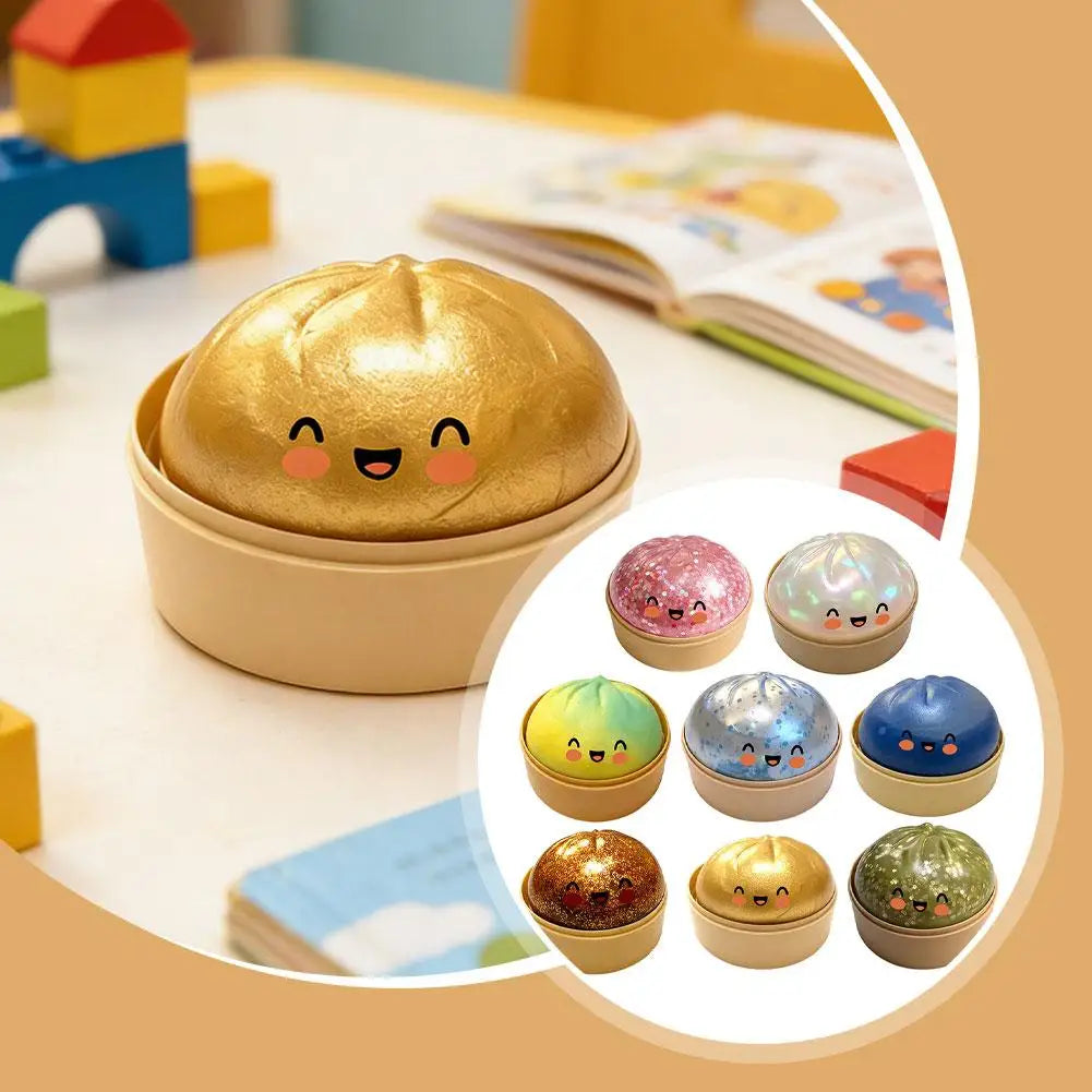 Steamer cage dumpling bun toy all 9 colour options comparison