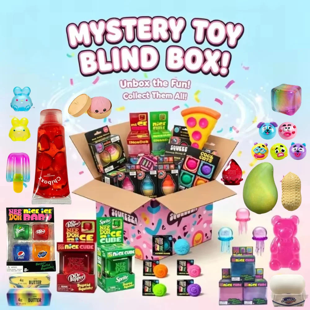 Soft squeeze fidget toy for tactile play