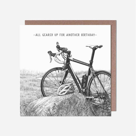  Trend birthday card – Cycling All Geared Up Birthday Card from our collection of birthday card greeting cards
