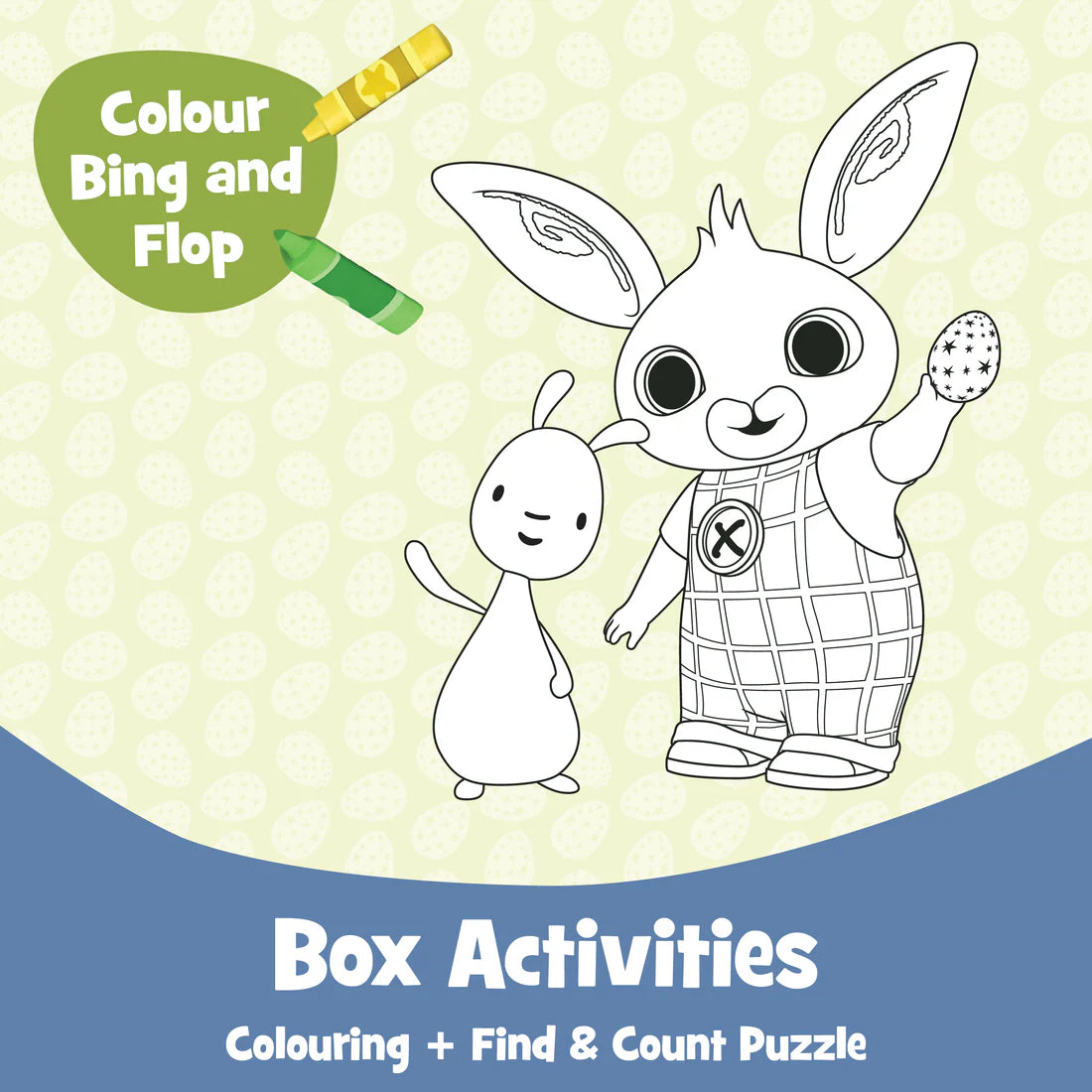 Hollow dairy-free Easter egg and Bing-shaped bar