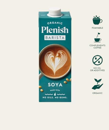 soya milk that steams and froths for coffee