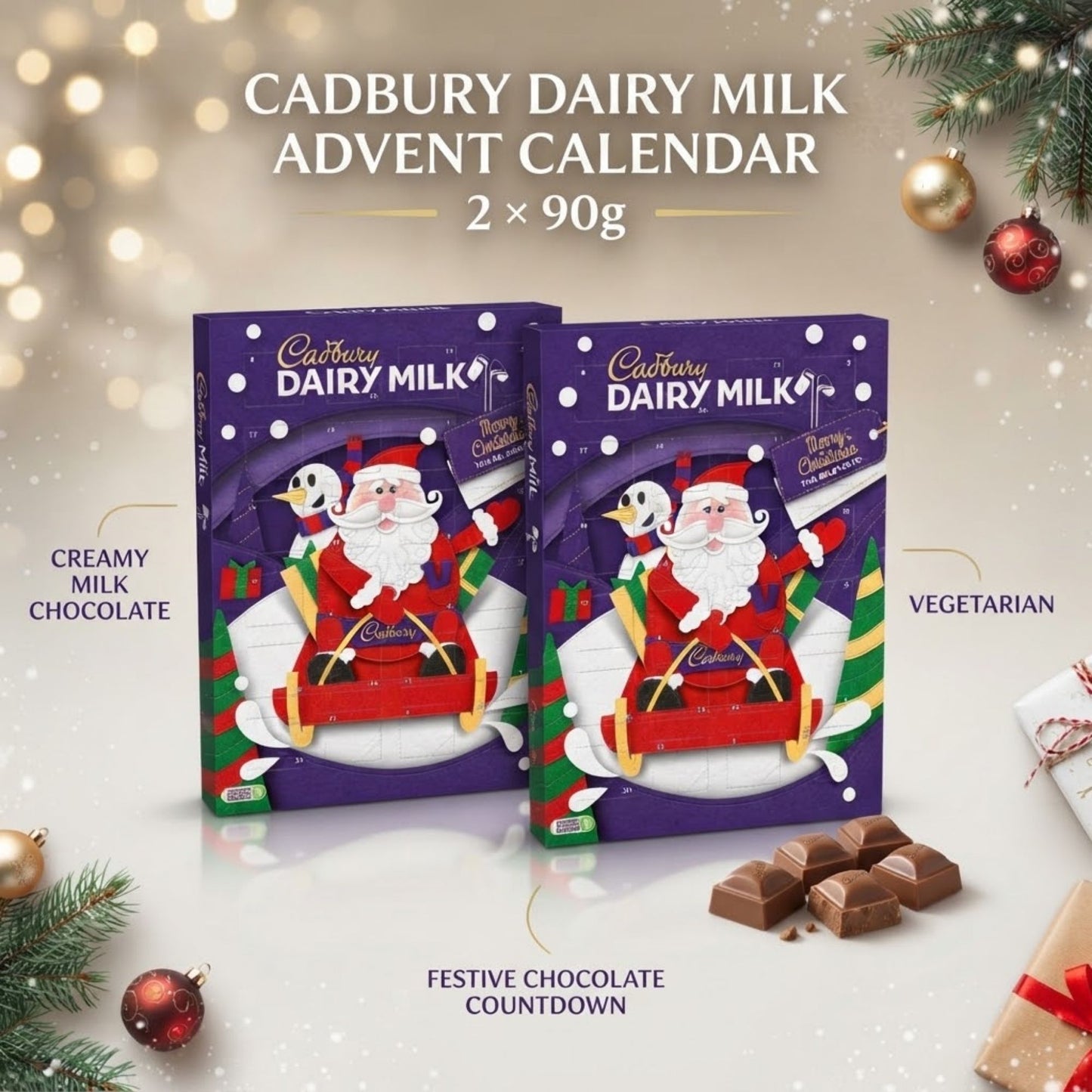 Cadbury Dairy Milk Christmas Advent Calendars
