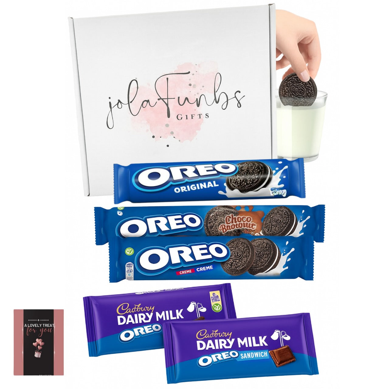 Dairy Milk Chocolate & Oreo Biscuit Gift Box with assorted treats