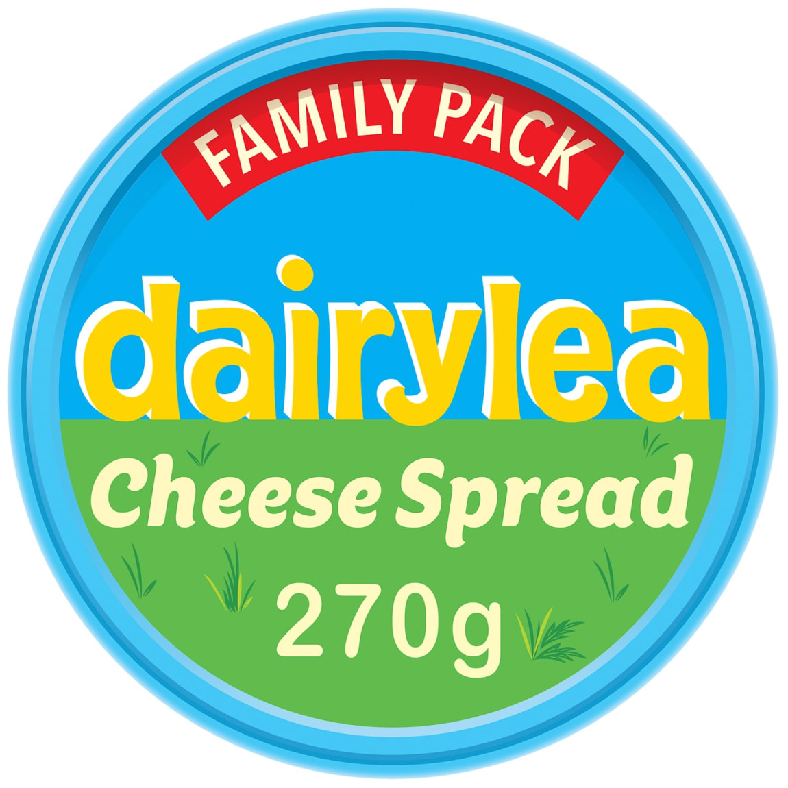 Dairylea Cheese Spread 270g family pack, creamy and smooth
