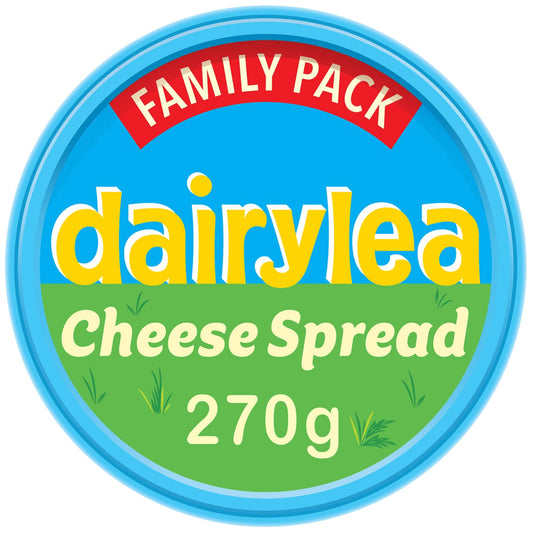 Dairylea Cheese Spread 270g family pack, creamy and smooth