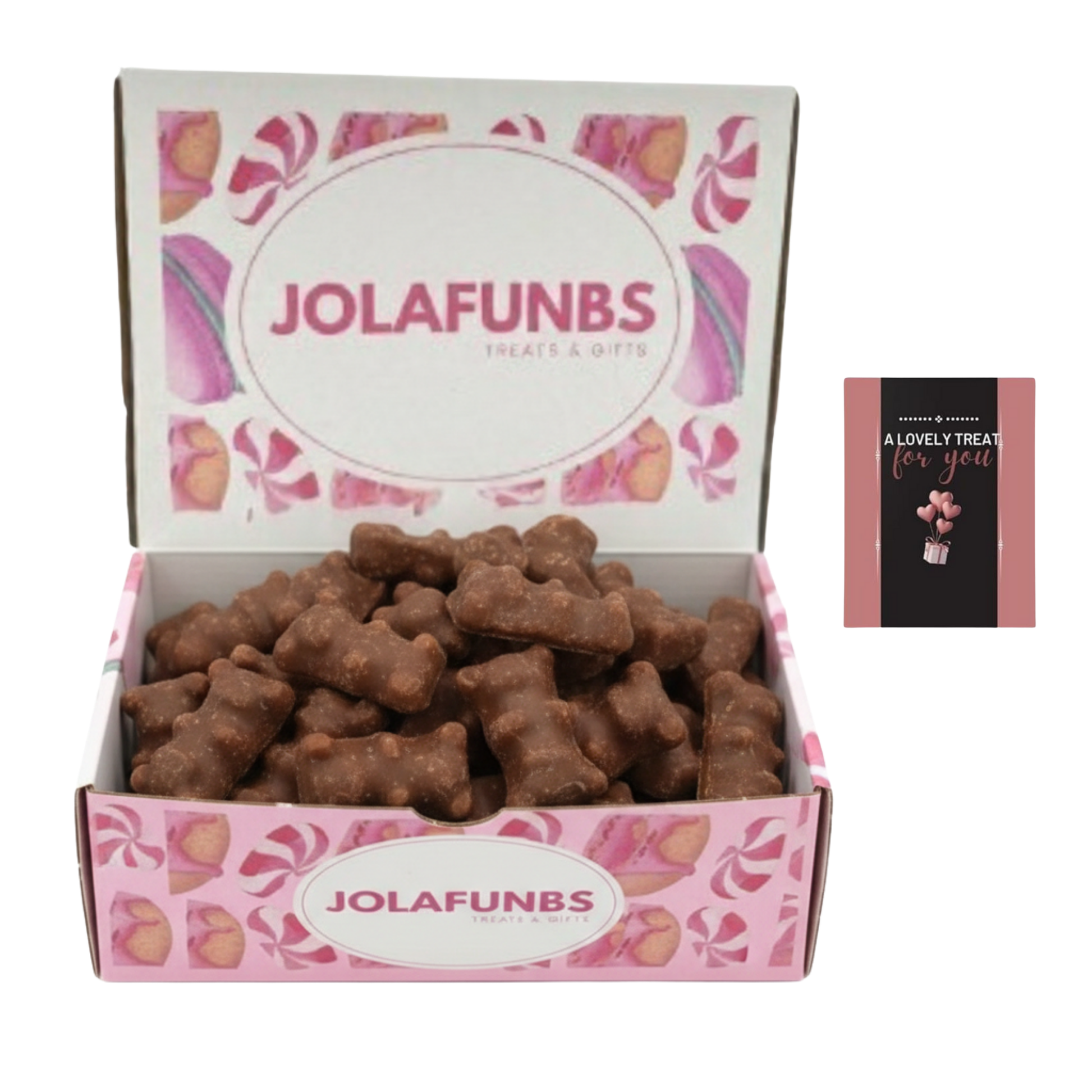 Dals chocolate covered bear foam sweets bulk box