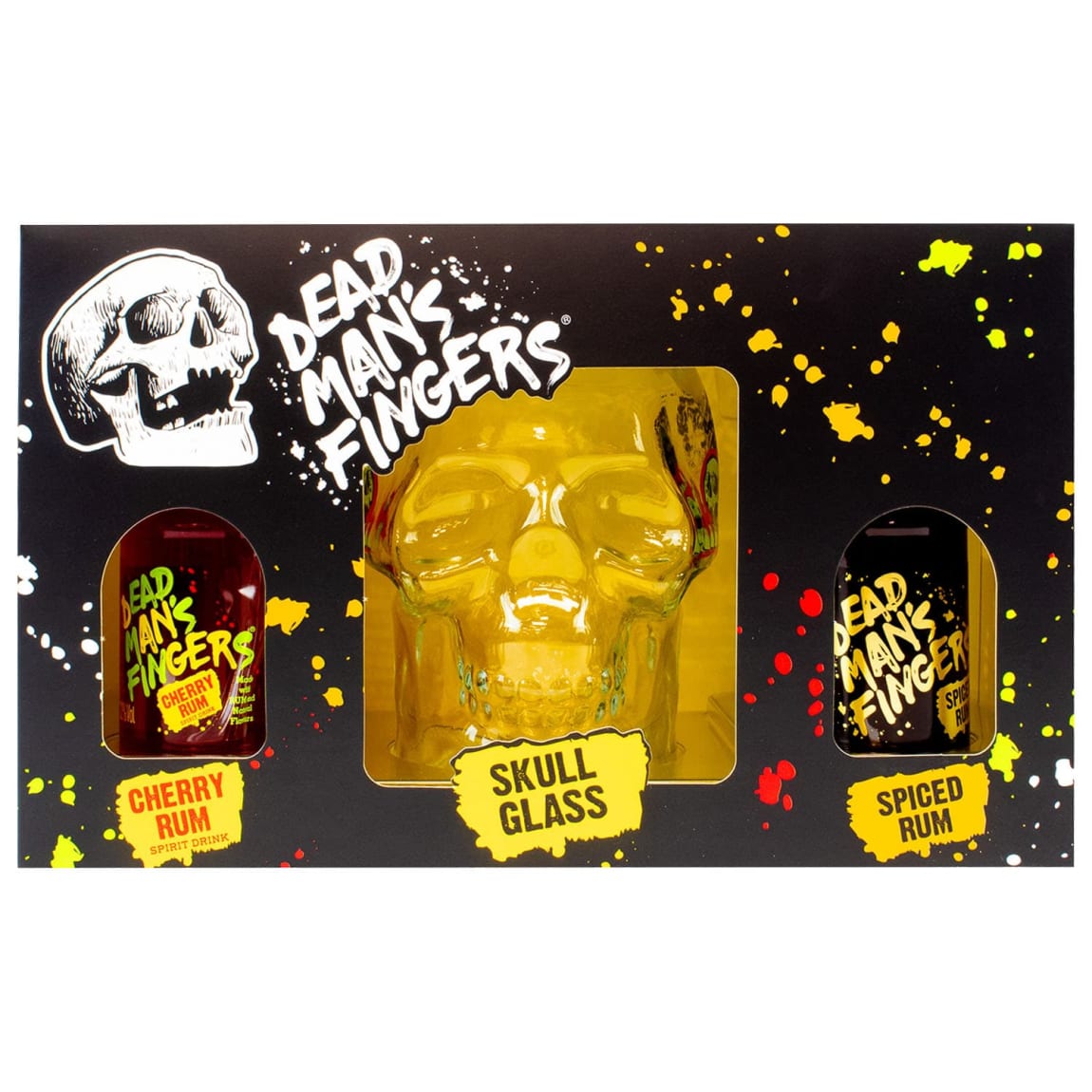 Mini Spiced and Cherry rum bottles from Dead Man’s Fingers