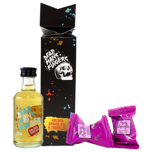 Dead Man’s Fingers 5cl & Chocolate Truffles Christmas Cracker Gift Set