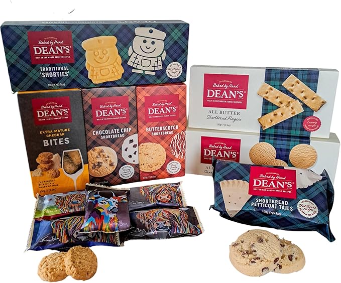Deans biscuits gift hamper with Scottish shortbread