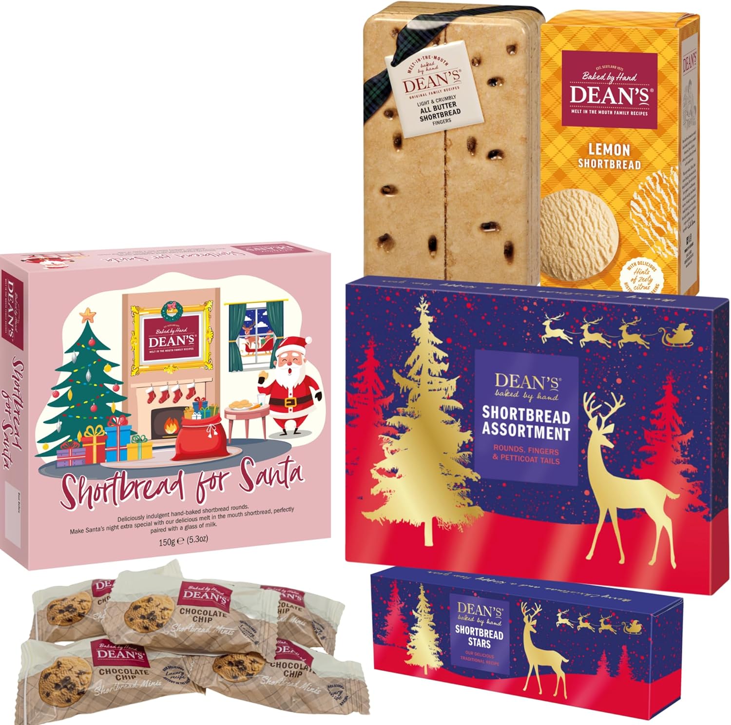 Dean’s luxury Scottish biscuit gift hamper with shortbread and cookies