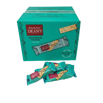 Dean’s shortbread fingers 17g individually wrapped pack of 80