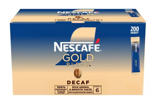 200 individual decaf coffee stick sachets
