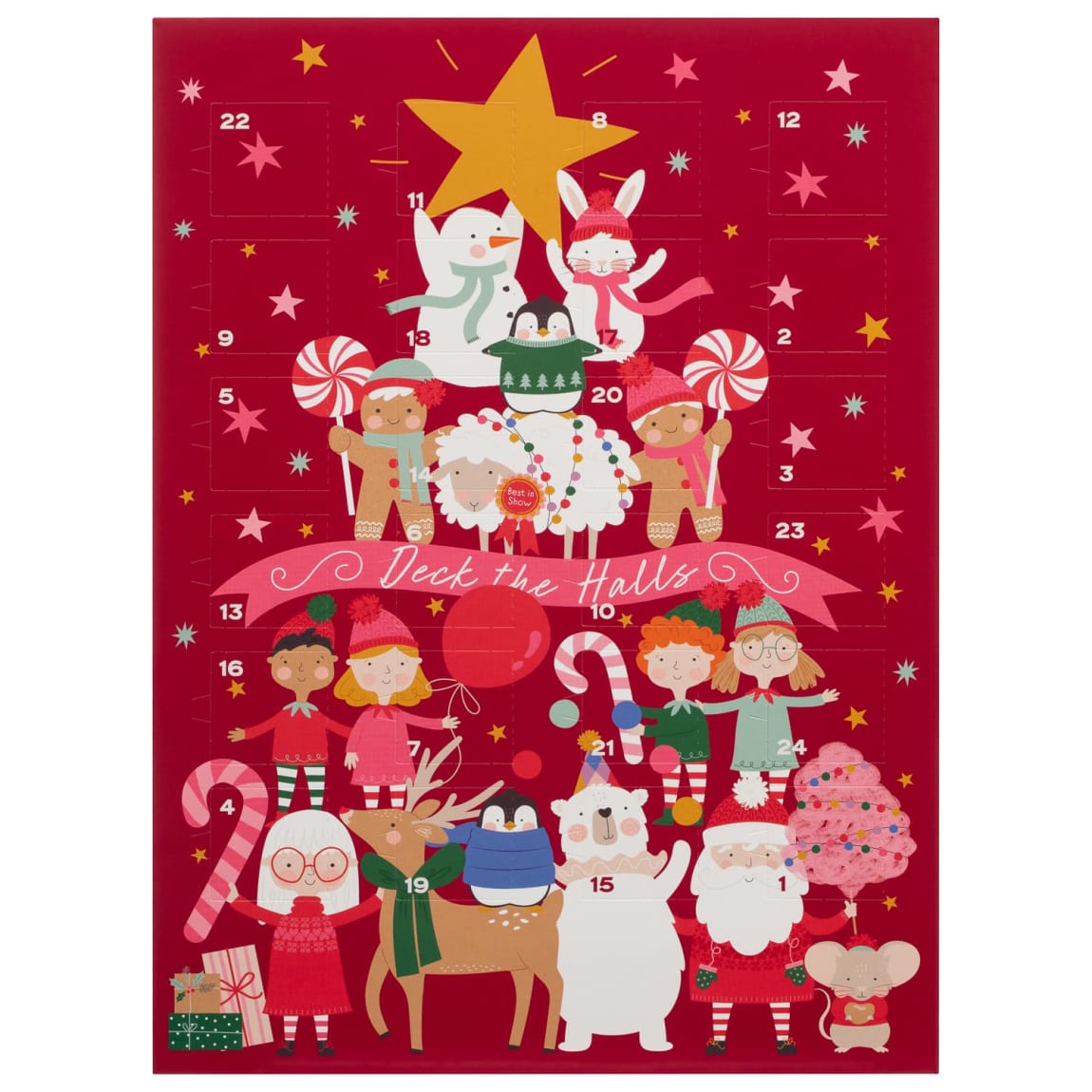 Deck the Halls Milk Chocolate Advent Calendar 40g