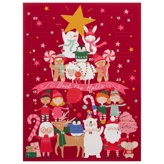 Deck the Halls Milk Chocolate Advent Calendar 40g