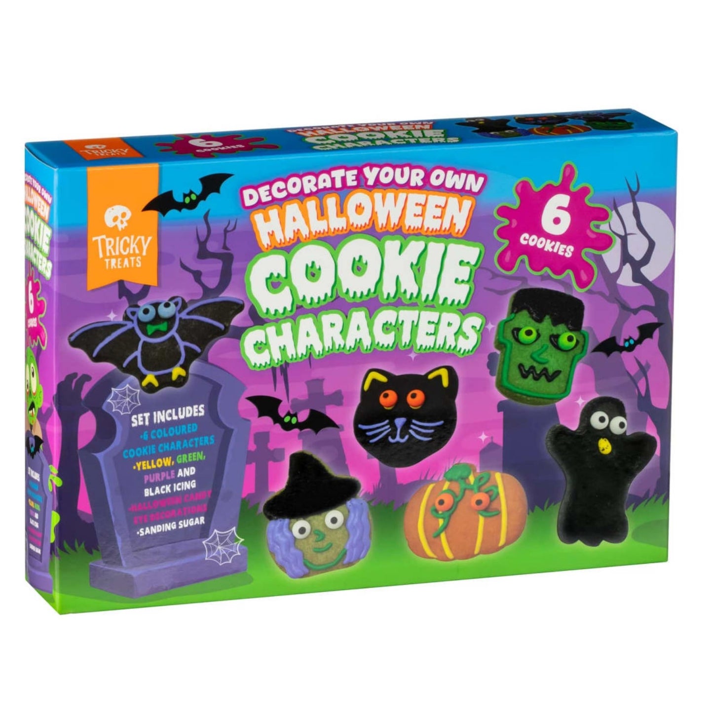 Decorate Your Own Halloween Cookie Characters kit