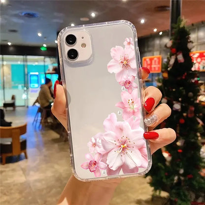 Stylish floral protective case for Honor smartphones