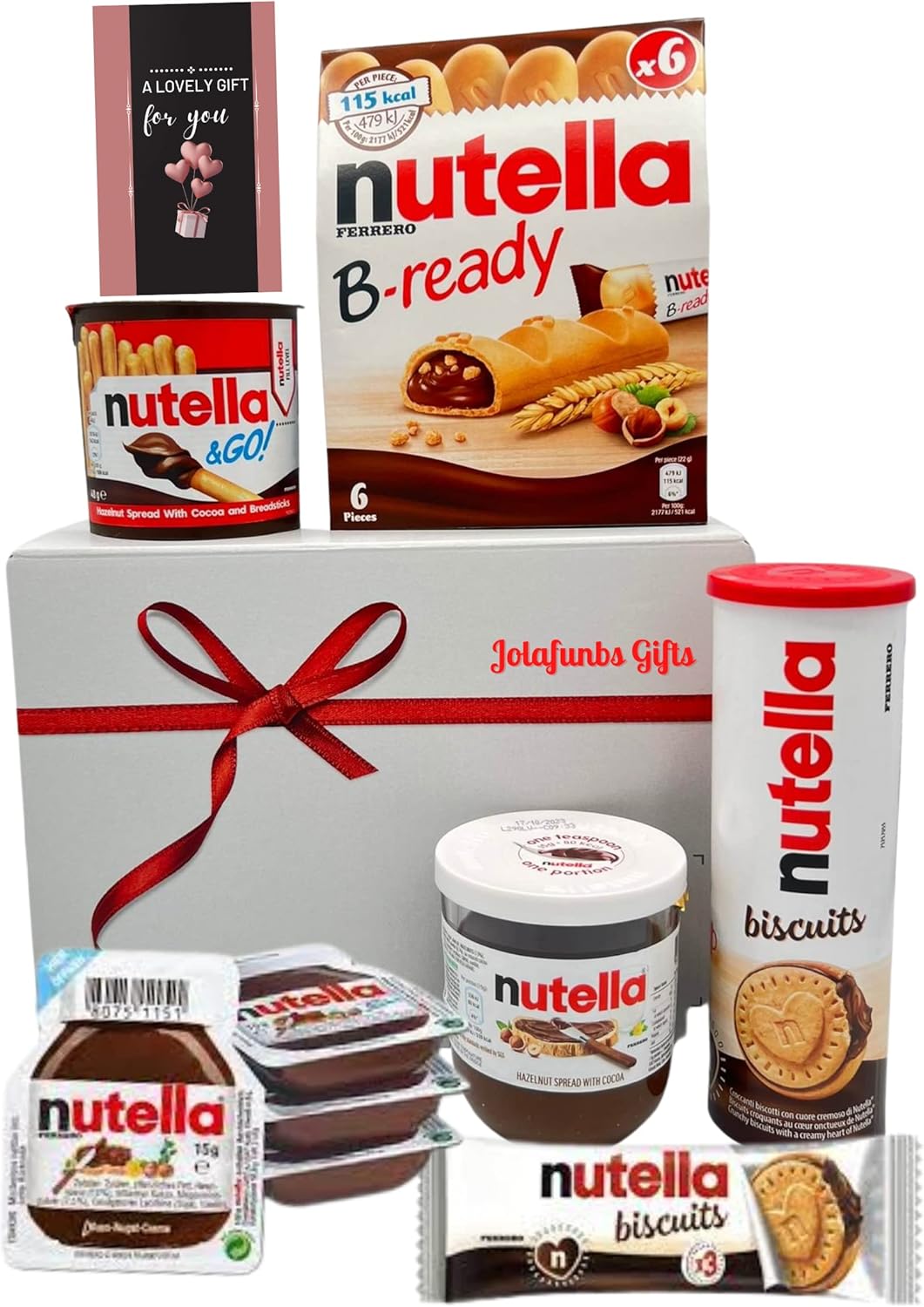Deluxe hazelnut treats hamper filled with creamy Nutela sweets
