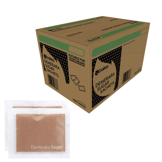 Demerara sugar sachets bulk pack of 1000