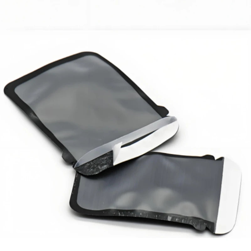 Dental imaging plate barrier envelope transparent side panel