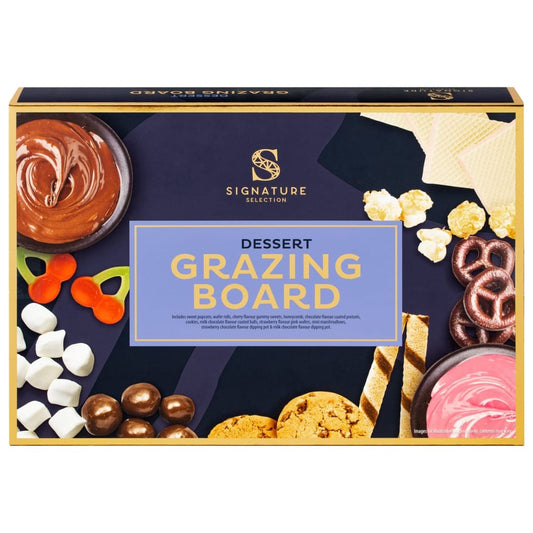 Dessert Grazing Board 249g with assorted sweet treats and snacks