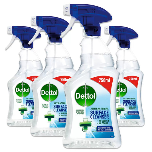  Dettol Antibacterial Surface Cleanser, 750ml bottle for effective cleaning