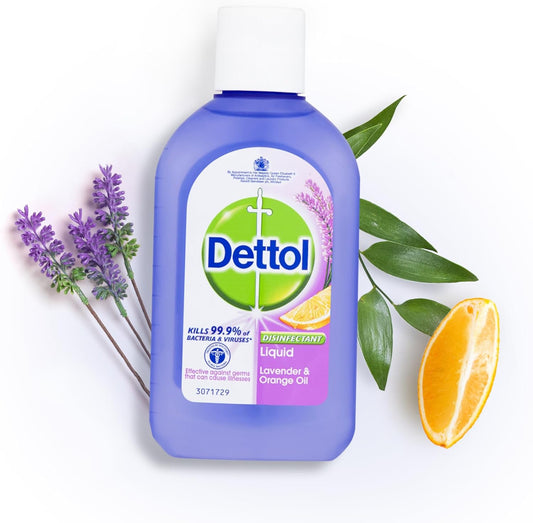Dettol liquid disinfectant lavender and orange – 500ml bottle