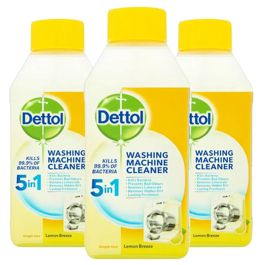 Dettol Washing Machine Cleaner Citrus, 250ml bottle for effective cleaning
