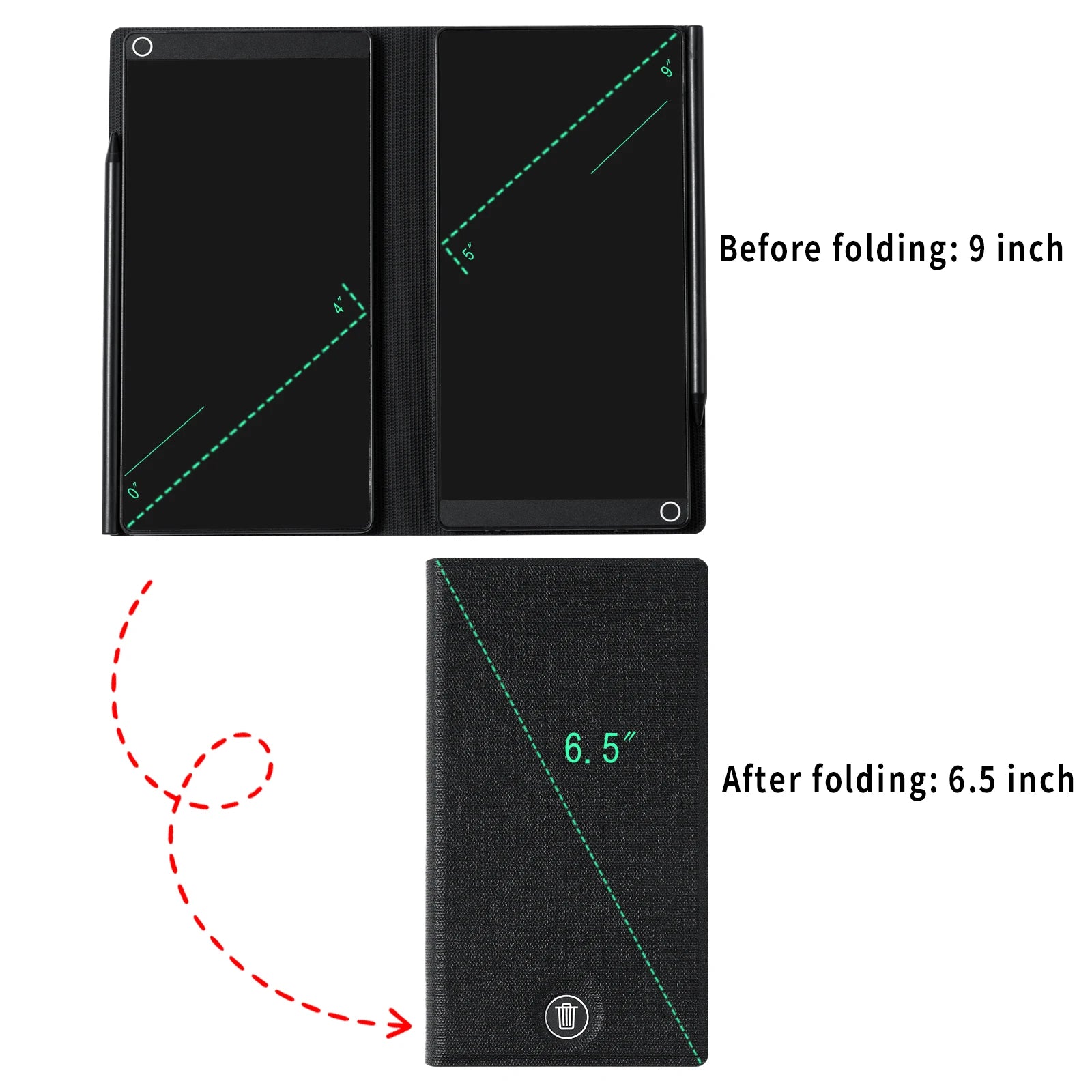 LCD writing tablet 6.5 inch no blue light eye care anti fingerprint