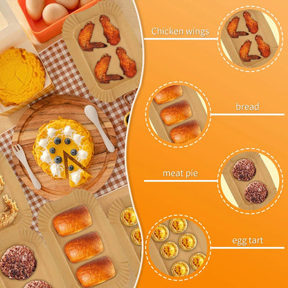 Grease-proof air fryer parchment paper